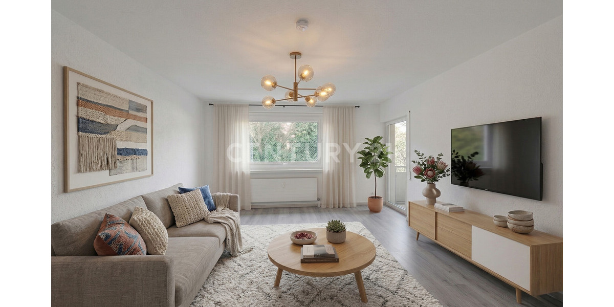 Wohnung rechts Wohnzimmer Visualisierung