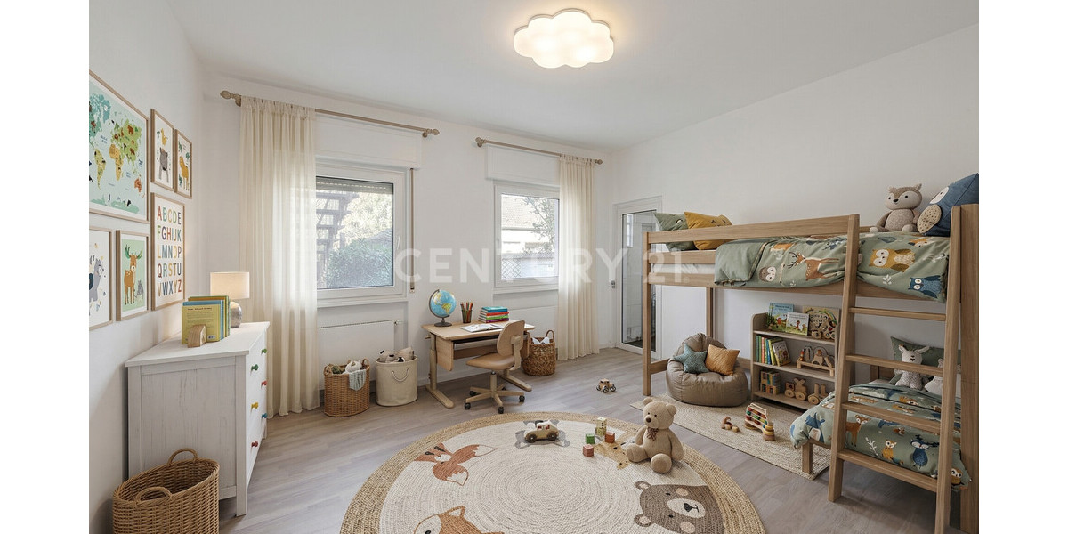 Wohnung rechts Kinderzimmer Visualisierung