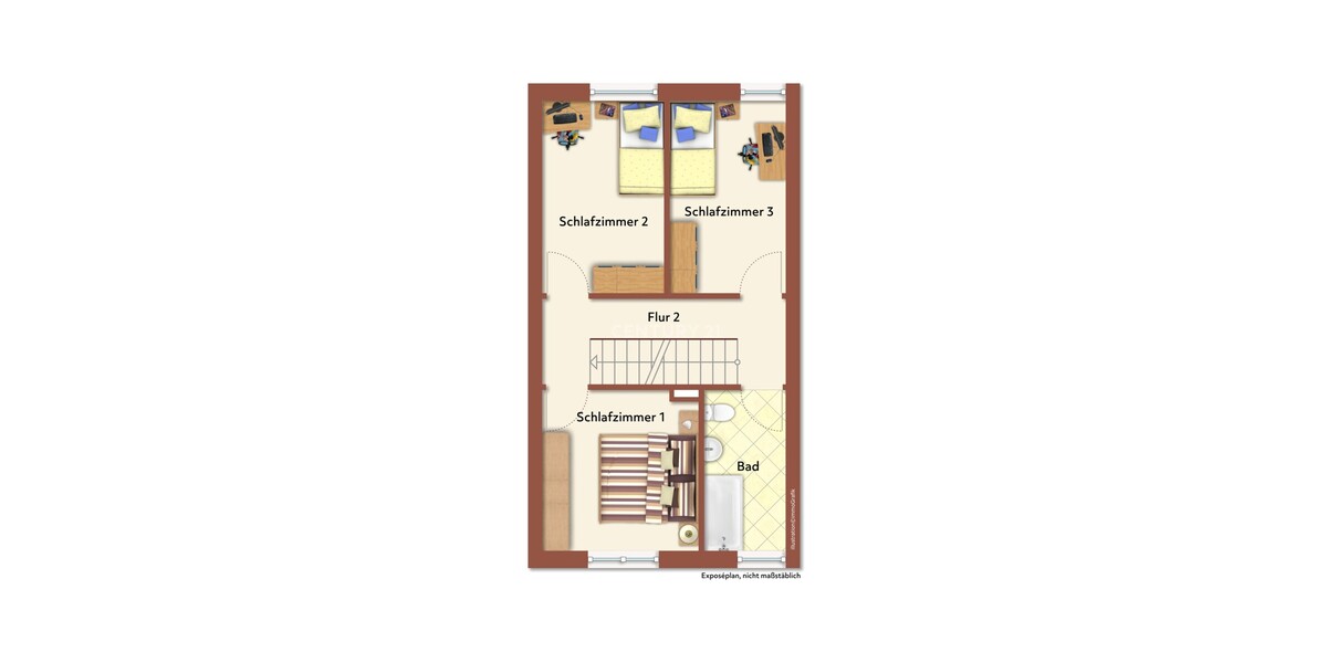 Grundriss Obergeschoss