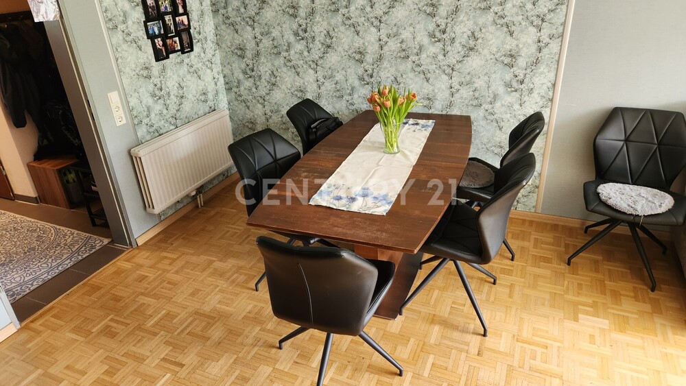 Essecke im offenen Wohn-Esszimmer