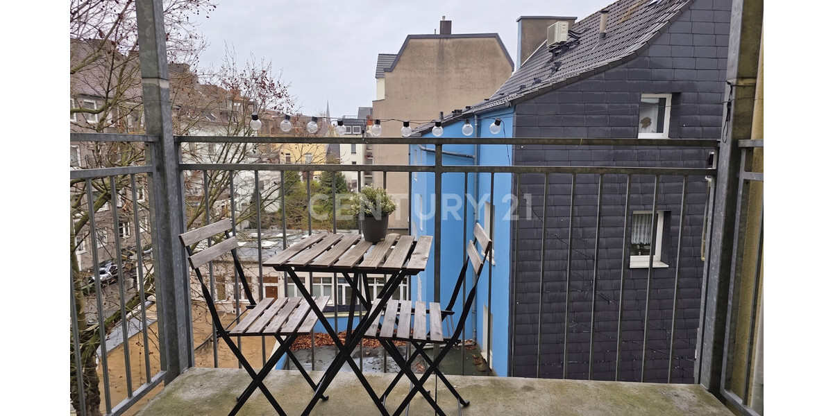 Überdachter Balkon