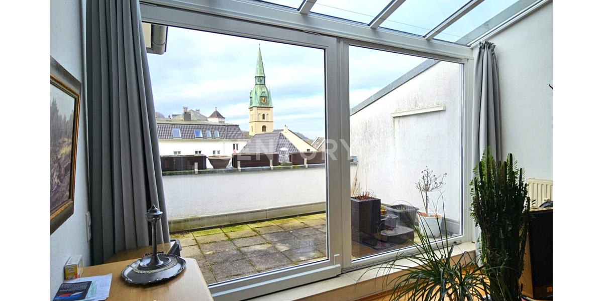 Blick auf den Balkon